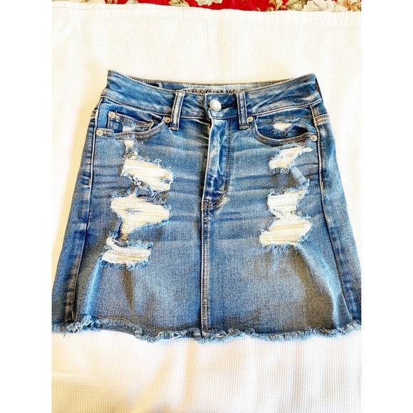 American Eagle Outfitters Dresses & Skirts - American Eagle next level stretch X jeans skirt 2